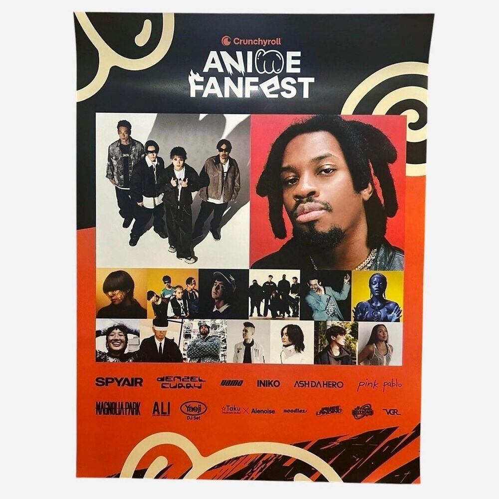 2025 SDCC Crunchyroll Anime Fan Fest Exclusive Poster